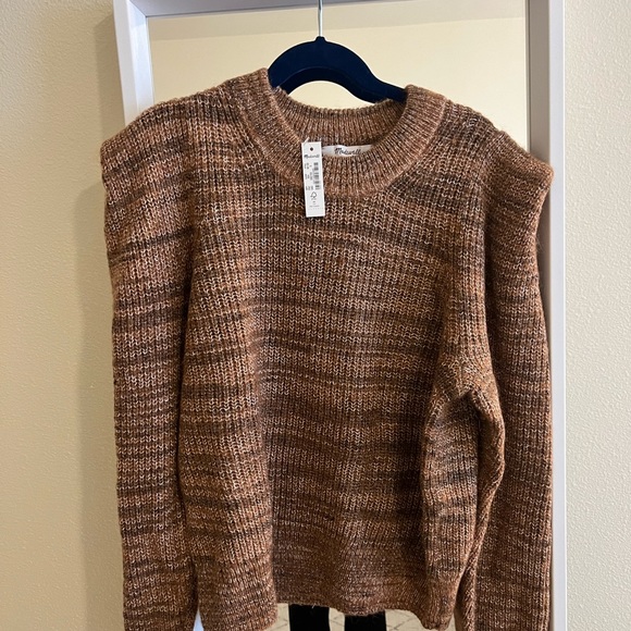 Madewell Space-Dyed Prentiss Pullover Sweater / SMALL / SPACEDYE AUTUMN - Picture 6 of 7